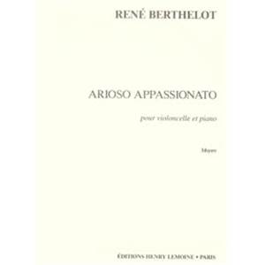 BERTHELOT RENE - ARIOSO APPASSIONATO - VIOLONCELLE