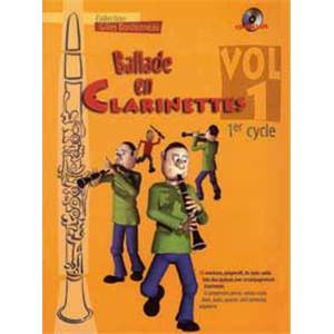 BORDONNEAU GILLES - BALLADE EN CLARINETTE VOL.1 1ER CYCLE + CD