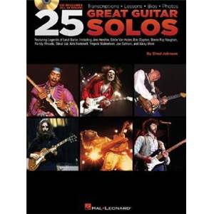 COMPILATION - 25 GREAT GUITAR SOLOS + ONLINE AUDIO ACCESS