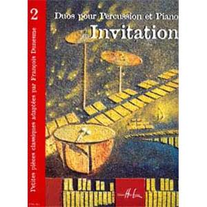 DUNESME FRANCOIS - INVITATION 2 - PERCUSSION
