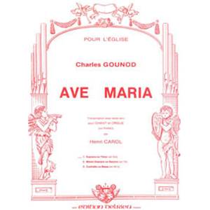 CHARLES GOUNOD - AVE MARIA N°1 - VOIX ELEVEE ET PIANO