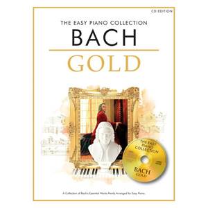 BACH JEAN SEBASTIEN - EASY GOLD BACH ESSENTIAL PIANO COLLECTION + CD
