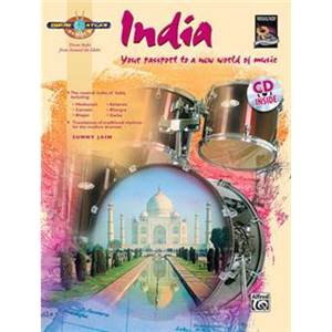 JAIN SUNNY - INDIA YOUR PASSPORT TO A NEW WORLD OF MUSIC DRUM ATLAS INDIA + CD