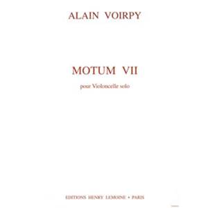 VOIRPY ALAIN - MOTUM VII - VIOLONCELLE