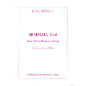TOSELLI ENRICO - SERENATA OP.6 - FLUTE ET PIANO