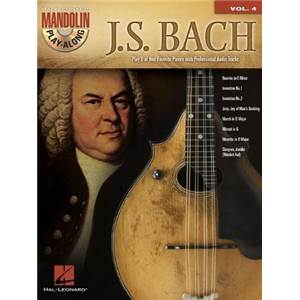 BACH JEAN SEBASTIEN - MANDOLIN PLAY ALONG VOL.04 J.S. BACH + CD