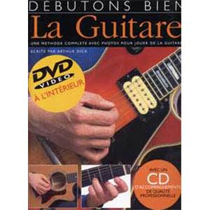 COMPILATION - DEBUTONS BIEN LA GUITARE TAB. + DVD + CD