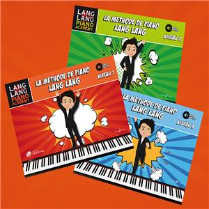 LANG LANG - LA METHODE DE PIANO - PACK 3 VOLUMES