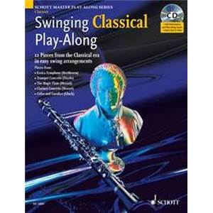 ARMSTRONG MARK - SWINGING CLASSICAL PLAY ALONG + CD CLARINETTE / PIANO
