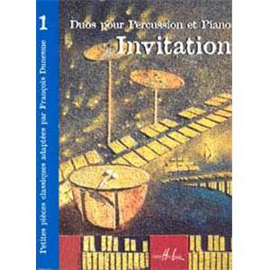 DUNESME FRANCOIS - INVITATION 1 - PERCUSSION