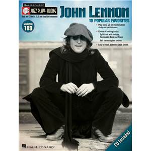 LENNON JOHN - JAZZ PLAY-ALONG VOL.189 10 POPULR FAVORITES + CD