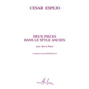 ESPEJO CESAR - PIECES DANS LE STYLE ANCIEN (2) - ALTO ET PIANO