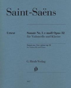 SAINT-SAENS CAMILLE - SONATE No1 OP.32 EN DO MIN. - VIOLONCELLE ET PIANO