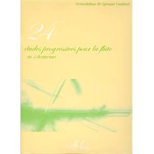 ANDERSEN JOACHIM - ETUDES PROGRESSIVES (24) - FLUTE