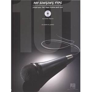 ST. JAMES ADAM - 101 SINGING TIPS STUFF ALL PROS KNOW AND USE + CD