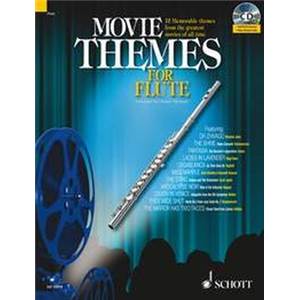COMPILATION - MOVIE THEMES FOR FLUTE (12 THEMES) + CD