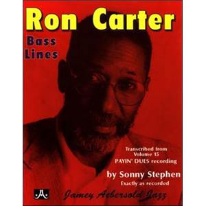 CARTER RON - BASS LINES AEBERSOLD 15 PAYIN' DUES