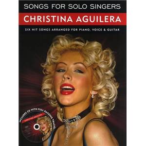 AGUILERA CHRISTINA - SONGS FOR SOLO SINGERS + CD