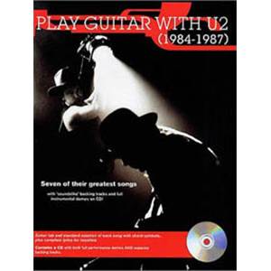 U2 - PLAY GUITAR WTH... 84 87 TAB. + CD Épuisé