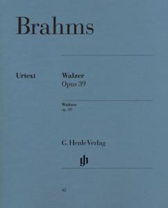 BRAHMS JOHANNES - VALSES OP.39 - PIANO - EPUISE