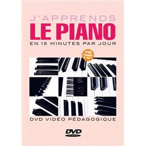 DAUTIGNY FREDERIC - DVD J'APPRENDS LE PIANO EN 15 MINUTES PAR JOUR