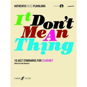 HAMPTON ANDY - IT DON'T MEAN A THING AND 10 JAZZ STANDARDS FOR CLARINET + CD