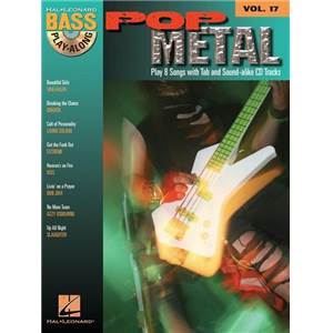 COMPILATION - BASS PLAY-ALONG VOL.17 POP METAL + CD