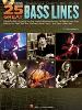 COMPILATION - 25 GREAT BASS LINES + CD - GUITARE BASSE