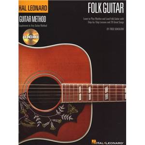 SOKOLOW FRED - HAL LEONARD GUITAR METHOD : FOLK GUITAR + CD