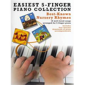 COMPILATION - EASIEST 5 FINGER PIANO COLLECTION : BEST KNOWN NURSERY RHYMES