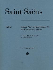SAINT-SAENS CAMILLE - SONATE No1 OP.75 EN RE MIN. - VIOLON ET PIANO