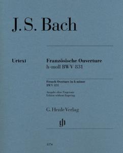 BACH JEAN SEBASTIEN - OUVERTURE A LA FRANCAISE BWV831 EN SI MINEUR (SANS DOIGTES) - PIANO