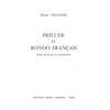 VELLONES PIERRE - PRELUDE ET RONDO FRANCAIS - 4 SAXOPHONES (CONDUCTEUR ET PARTIES)