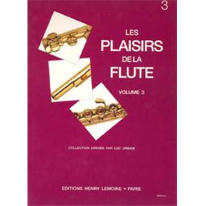 URBAIN LUC - LES PLAISIRS DE LA FLUTE VOL.3 - FLUTE ET PIANO