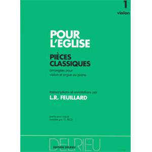 FEUILLARD LOUIS R - POUR L'EGLISE VOL.1 - VIOLON ET PIANO