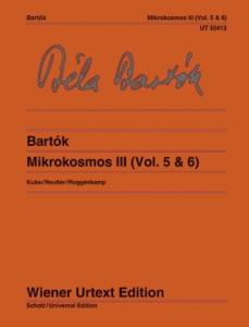 BARTOK BELA - MIKROKOSMOS VOLUME 3 (LIVRES 5 ET 6) - PIANO
