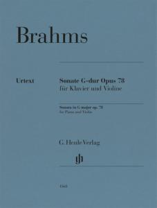 BRAHMS JOHANNES - SONATE OPUS 78 EN SOL MAJEUR (NOUVELLE EDITION) - VIOLON ET PIANO