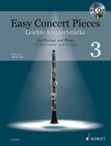 EASY CONCERT PIECES VOL.3  +CD - CLARINETTE SIB ET PIANO