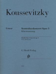 KOUSSEVITZKY SERGE - CONCERTO OPUS 3 - CONTREBASSE ET PIANO
