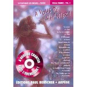 COMPILATION - A VOUS DE CHANTER VOIX FEMME VOL.2 + CD