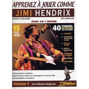 REBILLARD JEAN JACQUES - APPRENEZ A JOUER COMME JIMI HENDRIX + CD