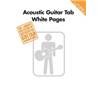 COMPILATION - ACOUSTIC GUITAR TAB. WHITE PAGES