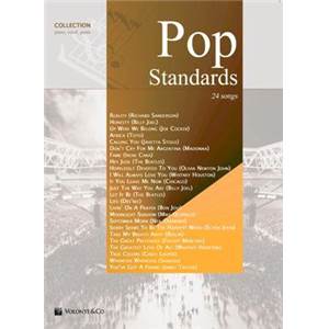 COMPILATION - POP STANDARDS 24 SONGS P/V/G