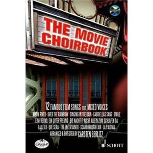 GERLITZ CARSTEN - THE MOVIE CHOIRBOOK CHANT(SATB) MUSIQUES DE FILMS CHANT(SATB) + CD