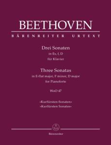 LUDWIG VAN BEETHOVEN - 3 SONATES WOO47 DITES KURFURSTEN (A L'ELECTEUR) - PIANO
