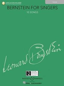 BERNSTEIN LEONARD - BERNSTEIN FOR SINGERS +AUDIO DOWNLOAD - VOIX TENOR ET PIANO
