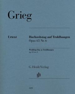 GRIEG EDVARD - JOUR DE NOCES A TROLDHAUGEN OPUS 65/6 - PIANO