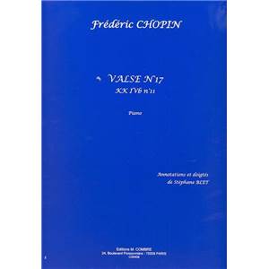 FREDERIC CHOPIN - VALSE N°17 (KK IVB N°11) - PIANO