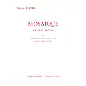 PHILIBA NICOLE - MOSAIQUE - TROMPETTE ET PIANO