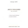 GABUS MONIQUE - VOCALISES (2) - VOIX MOYENNES ET PIANO